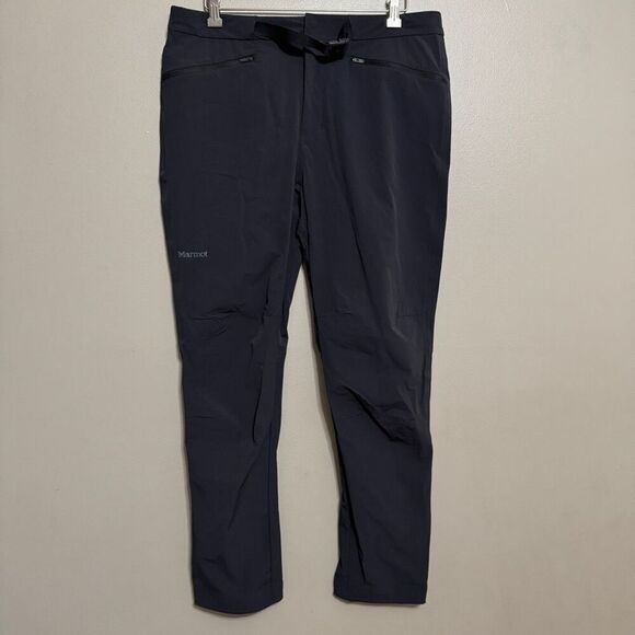 Marmot Women's Mountain black lightweight Active Pants size 12 - Picture 2 of 10